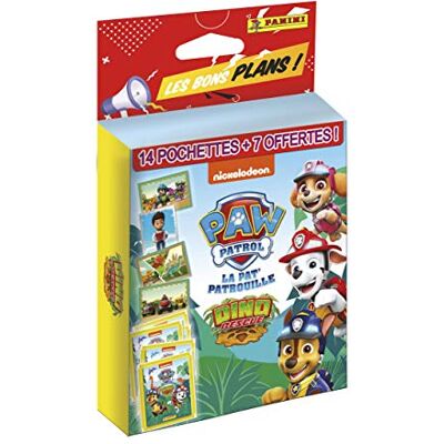 Panini France SA Blister met 14 hoezen + 7 aangeboden op de juiste plannen Paw Patrol stickers, 004071KBF21 Panini France SA Blister met 14 hoezen + 7 aangeboden op de juiste plannen Paw Patrol stickers, 004071KBF21