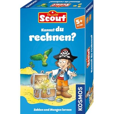 Kosmos Scout Kannst du rechnen: Piratenstarke Schatzsuche. Mitbringspel voor 2-4 spelers Kosmos Scout Kannst du rechnen: Piratenstarke Schatzsuche. Mitbringspel voor 2-4 spelers