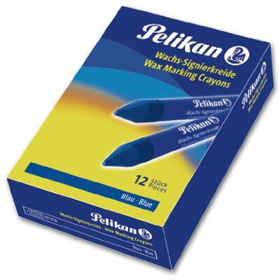 Pelikan Sigier krijt, gladde bodem, blauw Pelikan Sigier krijt, gladde bodem, blauw