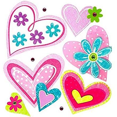small foot Legler 2020686 stickers decoratie harten small foot Legler 2020686 stickers decoratie harten