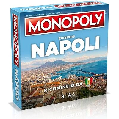 Winning Moves Monopoly Napoli City gezelschapsspel voor volwassenen en kinderen, 2-6 spelers, vanaf 8 jaar Winning Moves Monopoly Napoli City gezelschapsspel voor volwassenen en kinderen, 2-6 spelers, vanaf 8 jaar