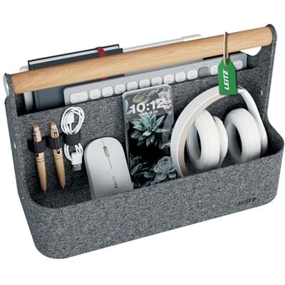 Leitz Wow Sound pennenkoker met geluidsversterking, wit/groen Leitz Wow Sound pennenkoker met geluidsversterking, wit/groen