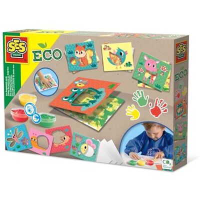 Creative 24925 Eco Fingerpaint kaarten gemakkelijk wasbaar glutenvrij complete set met kaarten, papier en vingerverf voor peuters Creative 24925 Eco Fingerpaint kaarten gemakkelijk wasbaar glutenvrij complete set met kaarten, papier en vingerverf voor peuters