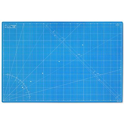 Elan 5-laagse Snijmat Blauw A1, Zelfherstellende 3 mm Snijmat, Knutselmat met Dubbelzijdig Raster, Metrische Snijonderlegger voor Quilten, Naaien, Patchworken, Scrapbooken, enz. 90 x 60 cm Elan 5-laagse Snijmat Blauw A1, Zelfherstellende 3 mm Snijmat, Knutselmat met Dubbelzijdig Raster, Metrische Snijonderlegger voor Quilten, Naaien, Patchworken, Scrapbooken, enz. 90 x 60 cm