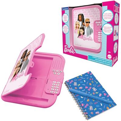 Lexibook , Barbie elektronisch dagboek, SD50BB Inclusief pen en notitieboek, interactief, wachtwoordbeveiligd, geluidseffecten, roze Lexibook , Barbie elektronisch dagboek, SD50BB Inclusief pen en notitieboek, interactief, wachtwoordbeveiligd, geluidseffecten, roze