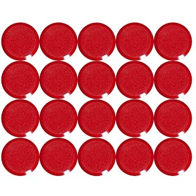 MAUL pro Gefacetteerde magneten (20 stuks) 20 mm, kunststof magneet, sterke magneet voor magnetisch whiteboard en uitwisbaar whiteboard, ideaal voor kantoor en werkplaats, rood MAUL pro Gefacetteerde magneten (20 stuks) 20 mm, kunststof magneet, sterke magneet voor magnetisch whiteboard en uitwisbaar whiteboard, ideaal voor kantoor en werkplaats, rood