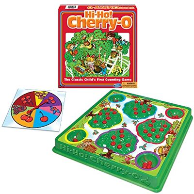 Winning Moves HI-Ho Cherry-O van Games USA, het eerste klassieke telspel voor kinderen, voor 2-4 spelers, vanaf 3 jaar Winning Moves HI-Ho Cherry-O van Games USA, het eerste klassieke telspel voor kinderen, voor 2-4 spelers, vanaf 3 jaar