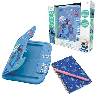Lexibook , Disney Stitch SD50DLXB Elektronische agenda met pen en notitieboek, blauw Lexibook , Disney Stitch SD50DLXB Elektronische agenda met pen en notitieboek, blauw