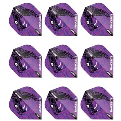 Dragon Snakebite Ionic Snake Head Dartpijlen, 3 stuks, violet Dragon Snakebite Ionic Snake Head Dartpijlen, 3 stuks, violet