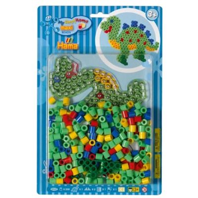 Hama 8909 Loisirs Créatifs Blister 250 Perles à Repasser + 1 Plaque Taille Maxi Dinosaure Hama 8909 Loisirs Créatifs Blister 250 Perles à Repasser + 1 Plaque Taille Maxi Dinosaure