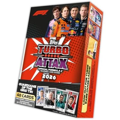 Topps Formula 1 2026 Turbo Attax Mega Tin Guardians of the Grid Topps Formula 1 2026 Turbo Attax Mega Tin Guardians of the Grid