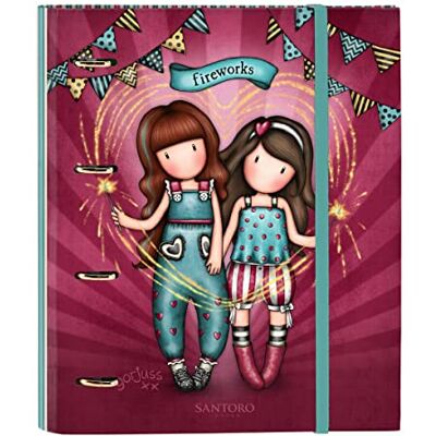 safta Ordner 4 Ani 30 mm met Gorjuss Fairground Fireworks 27 x 32 x 3,5 cm, meerkleurig (522218666) safta Ordner 4 Ani 30 mm met Gorjuss Fairground Fireworks 27 x 32 x 3,5 cm, meerkleurig (522218666)