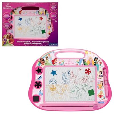 Lexibook , Disney Prinsessen magnetisch tekenbord, A5, herbruikbaar tekenoppervlak, pen en magnetische stempels, gemakkelijk vast te pakken handvat, roze, CRDP550LXB Tableau à Dessin Magnétique Multicolore, Format A5, Stylo & tampons, Rose Lexibook , Disney Prinsessen magnetisch tekenbord, A5, herbruikbaar tekenoppervlak, pen en magnetische stempels, gemakkelijk vast te pakken handvat, roze, CRDP550LXB Tableau à Dessin Magnétique Multicolore, Format A5, Stylo & tampons, Rose