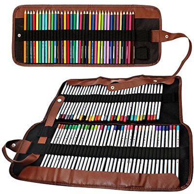 SENHAI Organizador, 48 Ranura 72 Ranura + Lápiz Bolsa de Mano/Abrigo Inrollable Bolsa Para la Escuela, la Oficina, Viajes (Sin lápices) SENHAI Organizador, 48 Ranura 72 Ranura + Lápiz Bolsa de Mano/Abrigo Inrollable Bolsa Para la Escuela, la Oficina, Viajes (Sin lápices)
