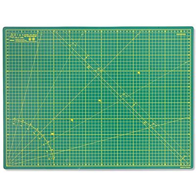 Elan 5-laagse Snijmat Groen A2, Zelfherstellende 3 mm Snijmat, Knutselmat met Dubbelzijdig Raster, Metrische Snijonderlegger voor Quilten, Naaien, Patchworken, Scrapbooken, enz. 60 x 45 cm Elan 5-laagse Snijmat Groen A2, Zelfherstellende 3 mm Snijmat, Knutselmat met Dubbelzijdig Raster, Metrische Snijonderlegger voor Quilten, Naaien, Patchworken, Scrapbooken, enz. 60 x 45 cm