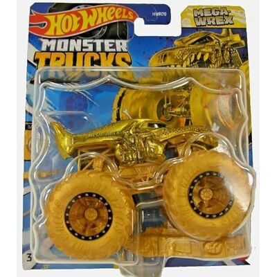 Hot Wheels Monster Trucks 2024 schaal 1:64 (Gold Mega Wrex 1/1) Hot Wheels Monster Trucks 2024 schaal 1:64 (Gold Mega Wrex 1/1)