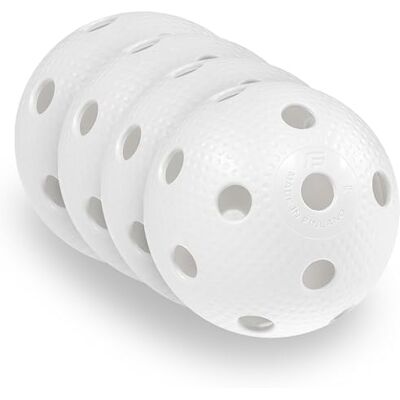 FAT PIPE Floorball & Unihockey 4 stuks wedstrijdballen + trainingsbal met IFF-certificaat voor gecontroleerde kwaliteit Made in Finland FAT PIPE Floorball & Unihockey 4 stuks wedstrijdballen + trainingsbal met IFF-certificaat voor gecontroleerde kwaliteit Made in Finland
