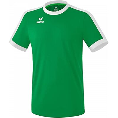 Erima Retro-Star uniseks kindershirt (1 stuk), smaragd/wit Erima Retro-Star uniseks kindershirt (1 stuk), smaragd/wit
