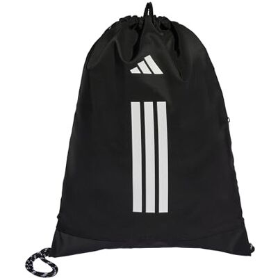 Adidas Uniseks Power Gymsack Shoe Bag, zwart/wit, één maat Adidas Uniseks Power Gymsack Shoe Bag, zwart/wit, één maat