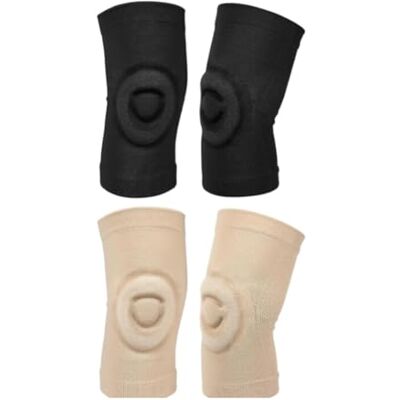 Wanjorlay 2 paar kniebeschermers, kussens en kniebeschermers, ademende kniebeschermers voor voetbal, basketbal, dansen, kunstschaatsen, maat M Wanjorlay 2 paar kniebeschermers, kussens en kniebeschermers, ademende kniebeschermers voor voetbal, basketbal, dansen, kunstschaatsen, maat M