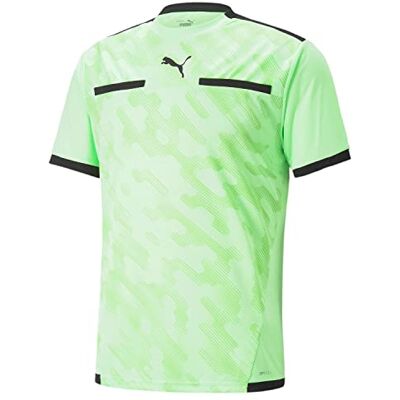 Puma TeamLiga scheidsrechtershirt voor voetbalscheidsrechters, teamsport, textiel, groen, S Puma TeamLiga scheidsrechtershirt voor voetbalscheidsrechters, teamsport, textiel, groen, S
