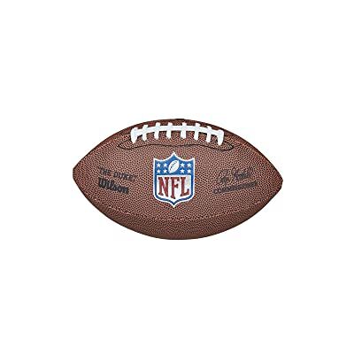 Wilson NFL Mini American Football Bal, gemengd leer, klein, bruin Wilson NFL Mini American Football Bal, gemengd leer, klein, bruin
