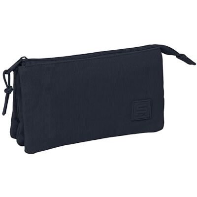 safta Basic Trousse triple pour enfants, idéale pour les enfants d'âge scolaire, confortable et polyvalente, qualité et résistance, 22 x 3 x 12 cm safta Basic Trousse triple pour enfants, idéale pour les enfants d'âge scolaire, confortable et polyvalente, qualité et résistance, 22 x 3 x 12 cm
