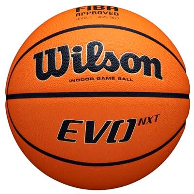 Wilson Evo NXT FIBA Basketbal, uniseks, voor volwassenen Wilson Evo NXT FIBA Basketbal, uniseks, voor volwassenen