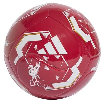 Adidas Unisex Liverpool FC Home Club Recreation Ball, Active Maroon/White, 5 Adidas Unisex Liverpool FC Home Club Recreation Ball, Active Maroon/White, 5