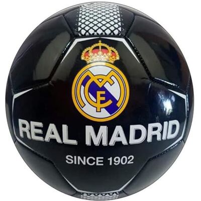Real Madrid Realmadrid Voetbal, uniseks, zwart, maat 5 Real Madrid Realmadrid Voetbal, uniseks, zwart, maat 5