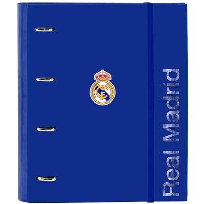 safta Real Madrid Ordner met 4 ringen, 35 cm, met 100 A4-vellen, ideaal voor kinderen van verschillende leeftijden, comfortabel en veelzijdig, kwaliteit en weerstand, 27 x 3,5 x 32 cm safta Real Madrid Ordner met 4 ringen, 35 cm, met 100 A4-vellen, ideaal voor kinderen van verschillende leeftijden, comfortabel en veelzijdig, kwaliteit en weerstand, 27 x 3,5 x 32 cm