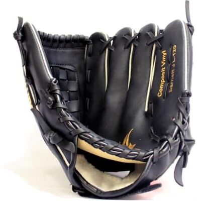 BARNETT JL-120 PU Outfield 12 inch baseball handschoen voor rechtshandigen zwart BARNETT JL-120 PU Outfield 12 inch baseball handschoen voor rechtshandigen zwart