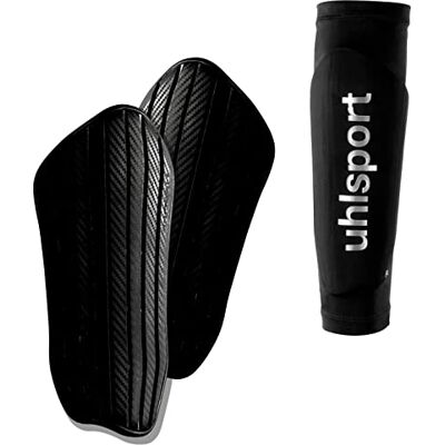 uhlsport Carbonflex Evo Voetbal scheenbeschermers voor kinderen en volwassenen, ultralichte scheenbeschermers voor voetbal met ventilatiegaten en hoge schokdemping uhlsport Carbonflex Evo Voetbal scheenbeschermers voor kinderen en volwassenen, ultralichte scheenbeschermers voor voetbal met ventilatiegaten en hoge schokdemping