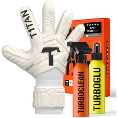T1TAN Classic 1.0 Keepershandschoenen, zonder vingerbescherming, voetbalhandschoenen, verschillende maten en kleuren T1TAN Classic 1.0 Keepershandschoenen, zonder vingerbescherming, voetbalhandschoenen, verschillende maten en kleuren