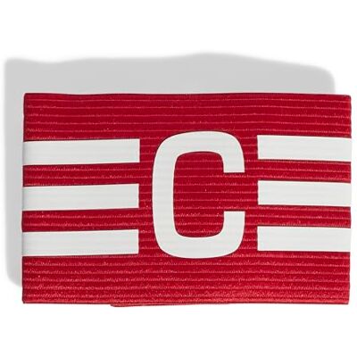 Adidas Tiro League Captains Armband, armband, uniseks, volwassenen, rood, één maat JN6279 Adidas Tiro League Captains Armband, armband, uniseks, volwassenen, rood, één maat JN6279