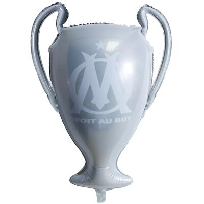 OLYMPIQUE DE MARSEILLE Alu Bal Coupe Om – officiële collectie, 82 x 64 cm OLYMPIQUE DE MARSEILLE Alu Bal Coupe Om – officiële collectie, 82 x 64 cm
