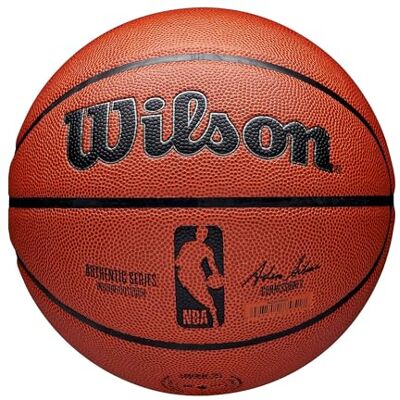 Wilson NBA Authentic Ballon de basket intérieur/extérieur Taille 3, Taille 6 et Taille 7 Wilson NBA Authentic Ballon de basket intérieur/extérieur Taille 3, Taille 6 et Taille 7