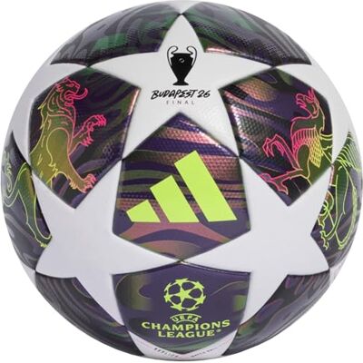 Adidas UEFA Champions League FIFA Final League Replica voetbal JX9095, uniseks, paars, maat 4 Adidas UEFA Champions League FIFA Final League Replica voetbal JX9095, uniseks, paars, maat 4