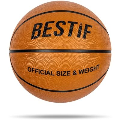 BESTIF Basketbal, maat 5/7, voor kinderen en volwassenen, NBA trainingsbal, voor binnen en buiten BESTIF Basketbal, maat 5/7, voor kinderen en volwassenen, NBA trainingsbal, voor binnen en buiten
