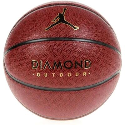 Nike Jordan J100825289107 Diamond Basketbal voor heren, amber/zwart/goud metallic, maat 7 Nike Jordan J100825289107 Diamond Basketbal voor heren, amber/zwart/goud metallic, maat 7