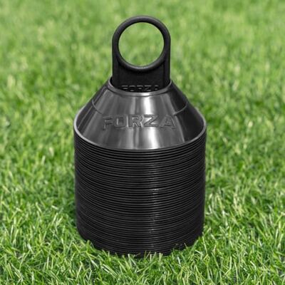 FORZA Mini-markeringspunten voor sporttraining, 50/1000 stuks, duurzame en veelzijdige kegels voor voetbal, rugby en meer, transporthouder FORZA Mini-markeringspunten voor sporttraining, 50/1000 stuks, duurzame en veelzijdige kegels voor voetbal, rugby en meer, transporthouder