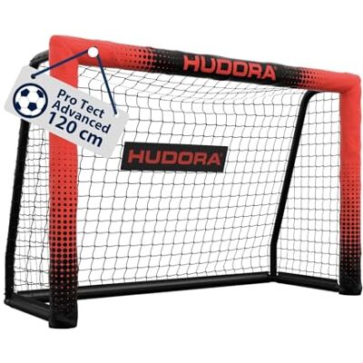 HUDORA Pro Tect Advanced Voetbaldoel voor buiten met net en weerbestendige mantel voor kinderen/volwassenen, eenvoudige montage in de tuin, doelwand met sluitingen HUDORA Pro Tect Advanced Voetbaldoel voor buiten met net en weerbestendige mantel voor kinderen/volwassenen, eenvoudige montage in de tuin, doelwand met sluitingen