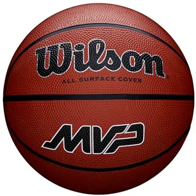 Wilson MVP Basketball Brown 7 Ball Unisex Volwassenen Wilson MVP Basketball Brown 7 Ball Unisex Volwassenen