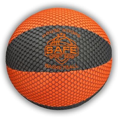 Safe Sport Gear The House Basketbal, HouseHoops Basketbal, realistische textuur en veerkracht, krast niet op vloeren en muren (maat 4) Safe Sport Gear The House Basketbal, HouseHoops Basketbal, realistische textuur en veerkracht, krast niet op vloeren en muren (maat 4)