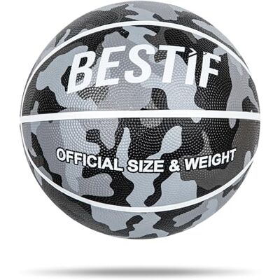 BESTIF Basketbal, maat 5/7, voor kinderen en volwassenen, NBA trainingsbal, voor binnen en buiten BESTIF Basketbal, maat 5/7, voor kinderen en volwassenen, NBA trainingsbal, voor binnen en buiten