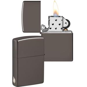 Zippo vlammenmodel Black Ice® lasergravure winddicht, navulbare aansteker in hoogwaardige geschenkdoos Zippo vlammenmodel Black Ice® lasergravure winddicht, navulbare aansteker in hoogwaardige geschenkdoos