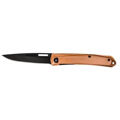 Gerber Cooper vouwmes, lemmetlengte: 9,4 cm, koper/D2 staal, bruin/zwart, 30-001869 Gerber Cooper vouwmes, lemmetlengte: 9,4 cm, koper/D2 staal, bruin/zwart, 30-001869
