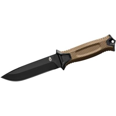 Gerber Mes met glad lemmet en koffer, lemmetlengte: 12,2 cm, Strongarm Fixed Blade Coyote 31-003615 survivalmes Gerber Mes met glad lemmet en koffer, lemmetlengte: 12,2 cm, Strongarm Fixed Blade Coyote 31-003615 survivalmes