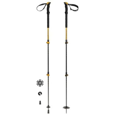 Ferrino mustang 78376 MCC kleur oranje zwart aluminium stok ideaal voor winterwandeling alp skirackets en trekking Ferrino mustang 78376 MCC kleur oranje zwart aluminium stok ideaal voor winterwandeling alp skirackets en trekking