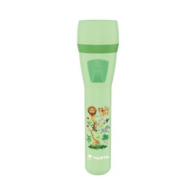 Varta Kinderzaklamp, jungle-design, oogbeschermingsglas Zaklamp voldoet aan de EU-speelgoedrichtlijn, kindveilig, batterijvak, kunststof, 2 x AA-batterijen Varta Kinderzaklamp, jungle-design, oogbeschermingsglas Zaklamp voldoet aan de EU-speelgoedrichtlijn, kindveilig, batterijvak, kunststof, 2 x AA-batterijen